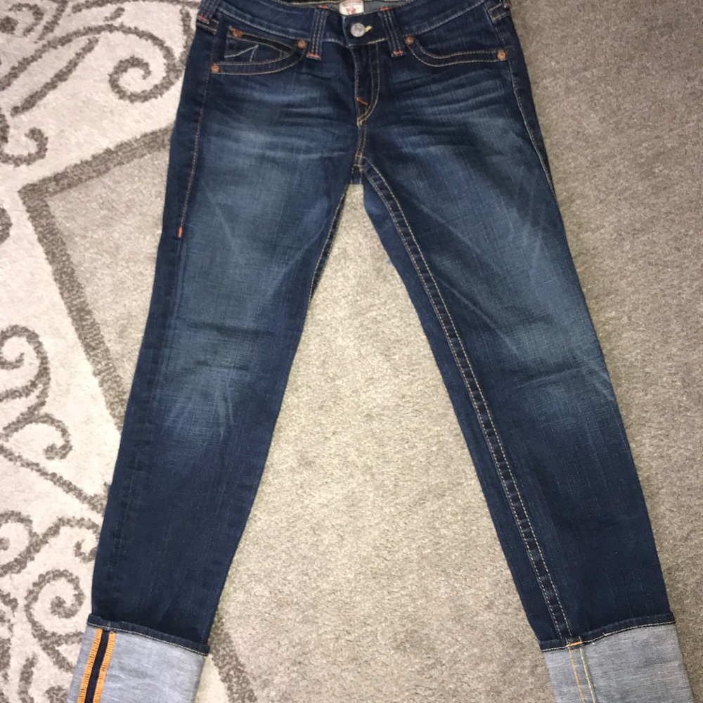 True Religion|| Cuffed Pants